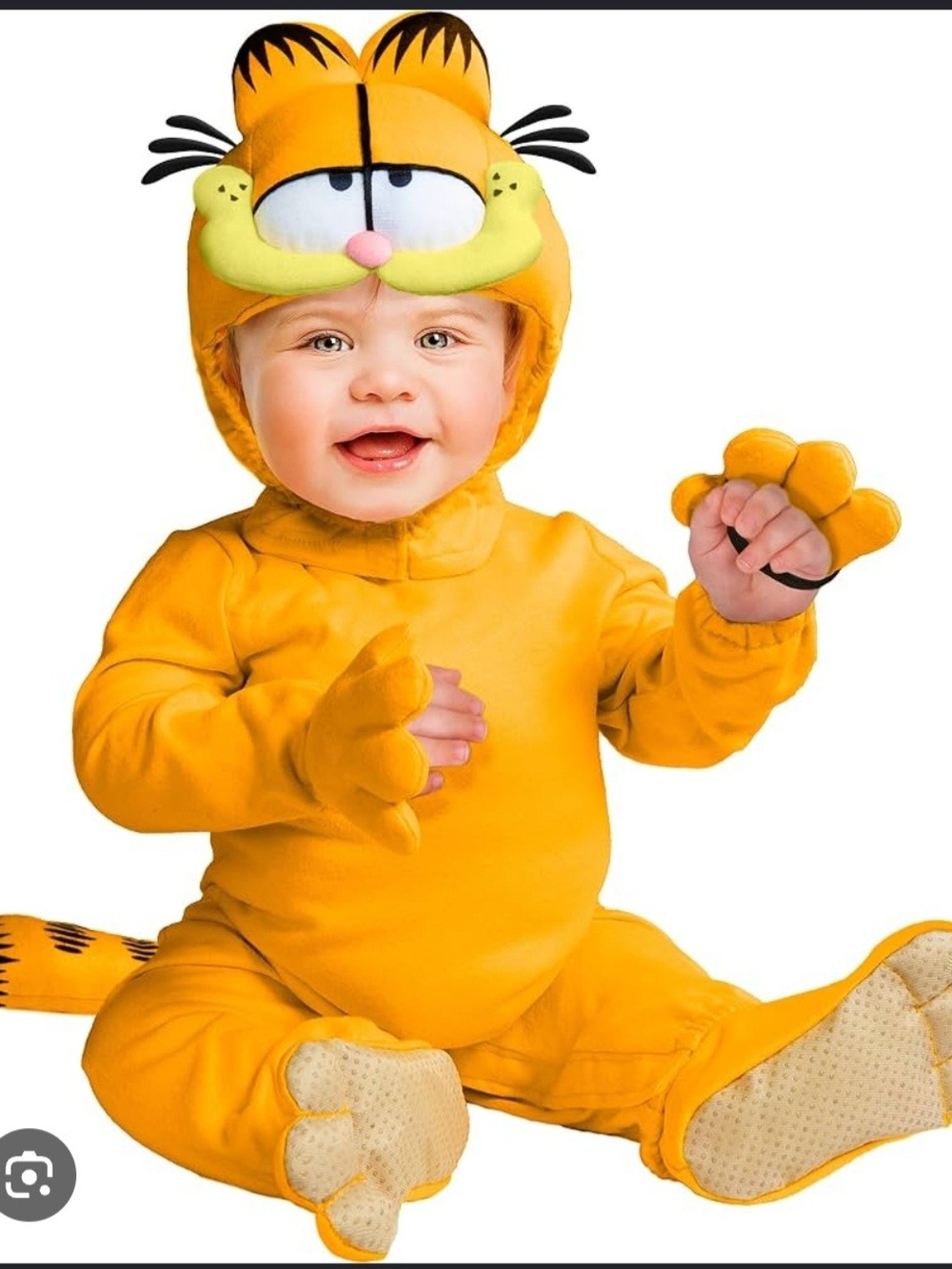 Garfield Kids Halloween Costume - Orange Hooded Costume